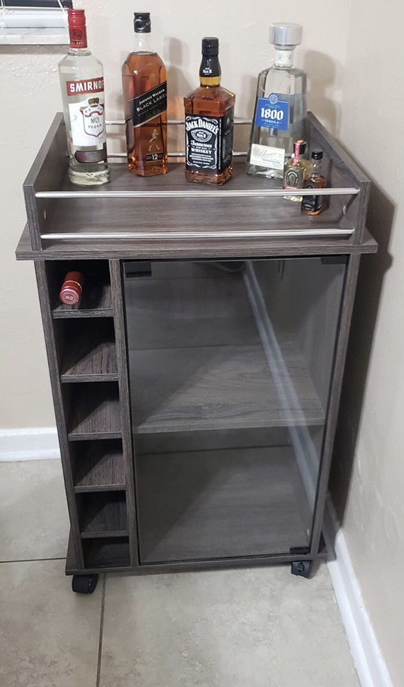Bar Cart on Wheels