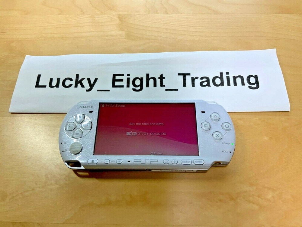 PSP 3000 Pearl White PW Box Console Charger [BOX]