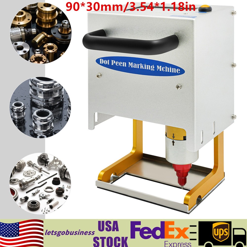 Portable Metal VIN Code Engraving Printer Touch Screen Dot Peen Marking Machine