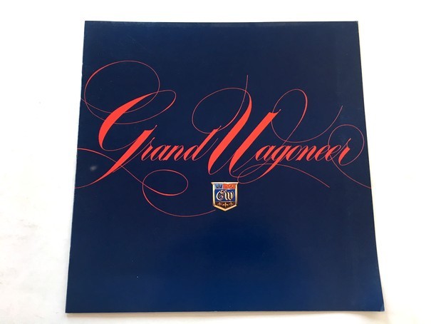 1986 Jeep Grand Wagoneer 12-page Original Car Sales Brochure Catalog