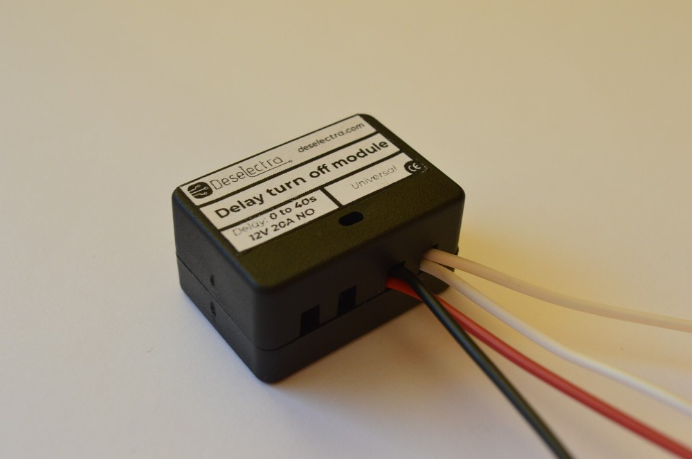 Car timer switch time relay 0 to 40 sec 12V 20A delay off universal delay stop