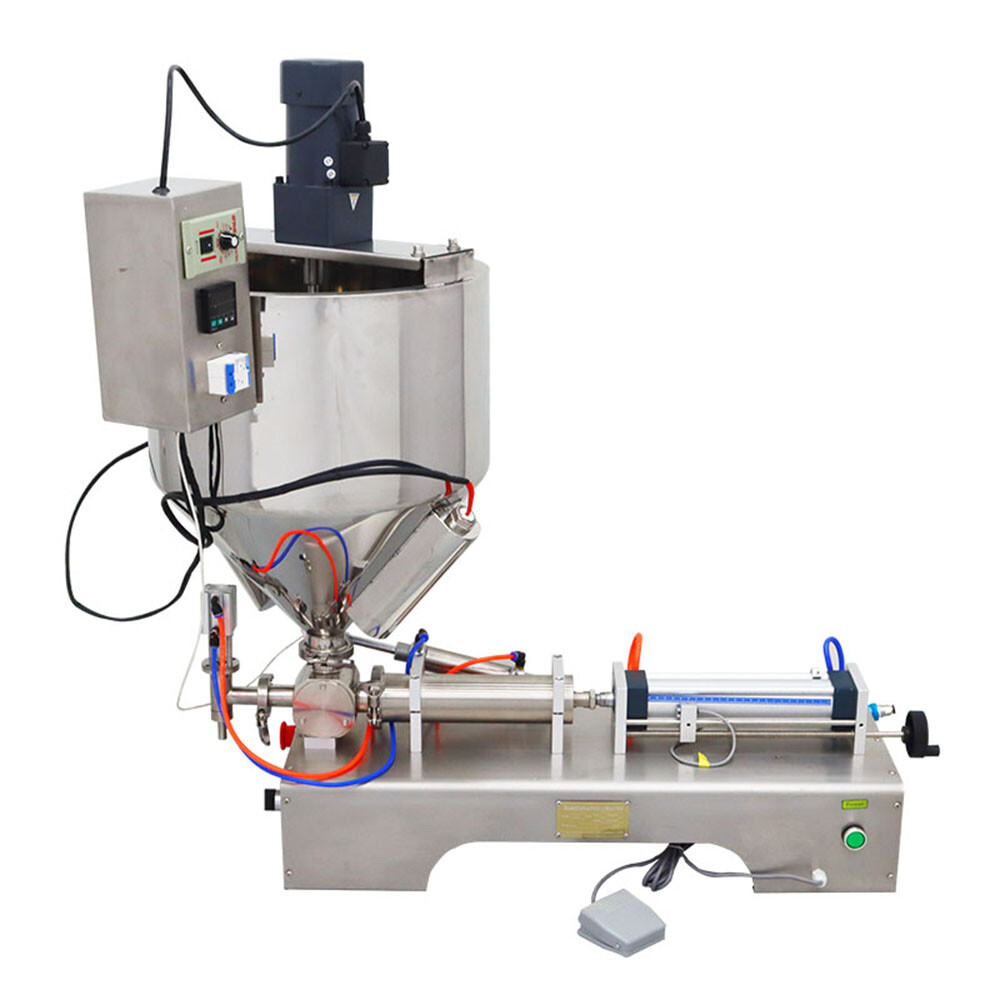 100-1000ml Liquid & Paste Filling Machine with Heating & Mixing Function Packing