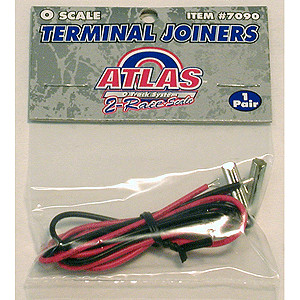 Atlas O Scale Code 148 NS 2-Rail Terminal Joiners (1 bag)