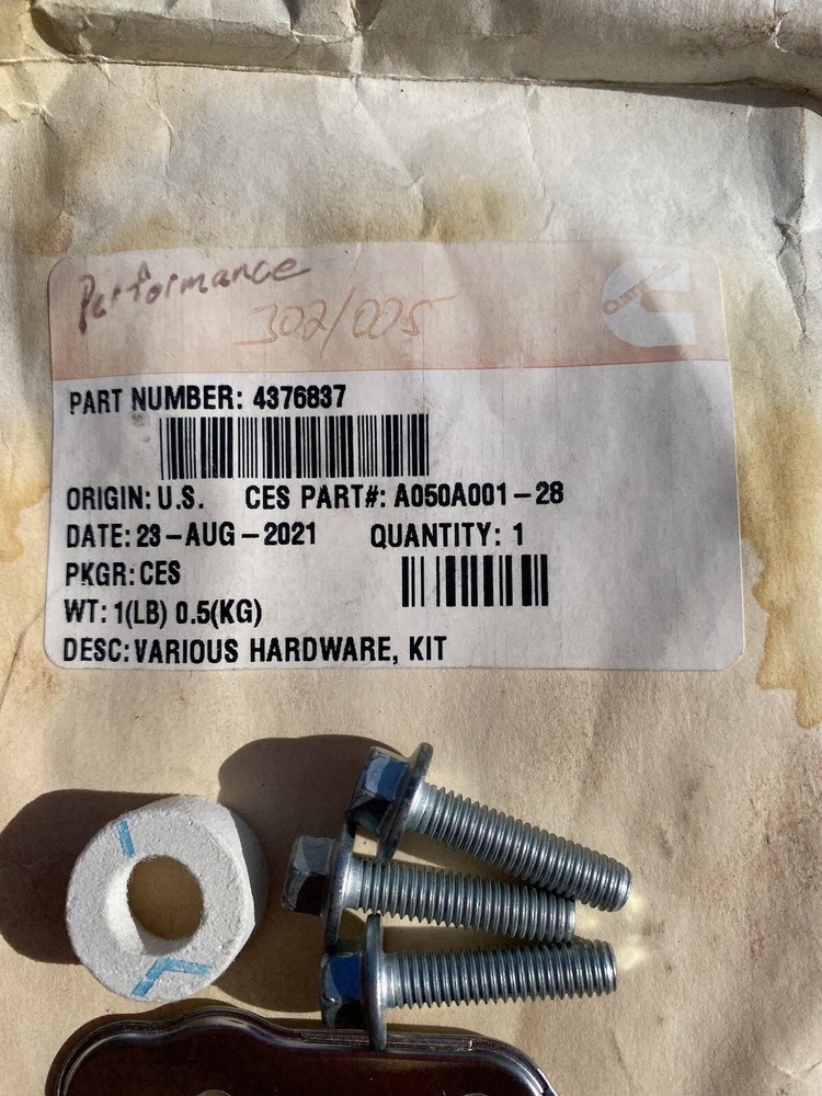 (MC17) Cummins Hardware Kit A050A001-28