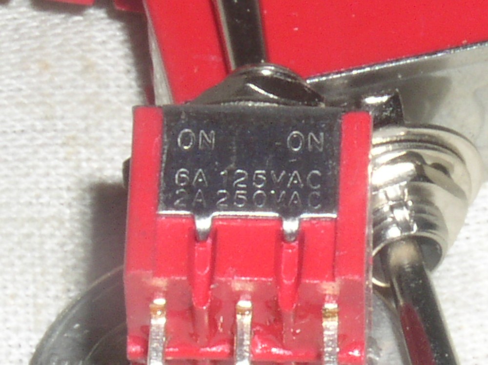 3 MINI PROJECT TRAIN SET TOGGLE SWITCH 4PDT 4P2T MULTI 4 POLE ON-ON 6A 6 A USA