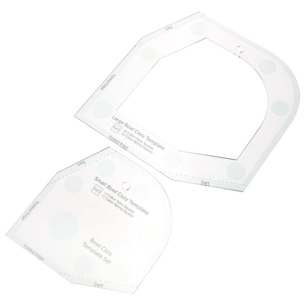 Bowl Cozy Pattern Template Templates Sewing Patchwork Ruler