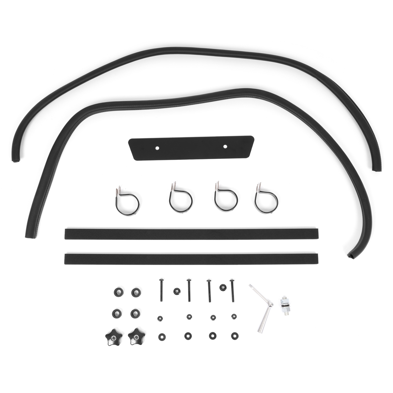 Glass Front Full Windshield For 2019+ Polaris RZR XP/ XP4 1000 Black