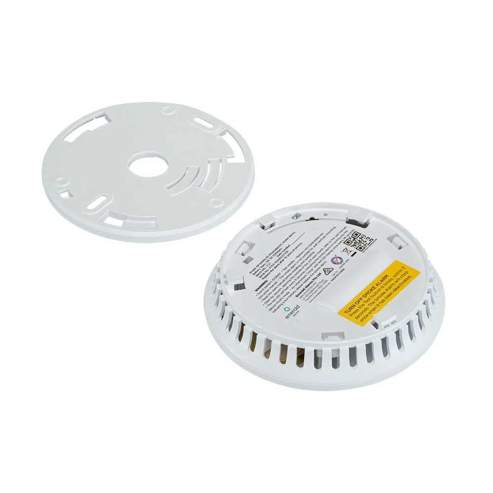 1 x Emerald Wireless Interconnected Smoke Alarms - 10 yr Battery - EASY DIY
