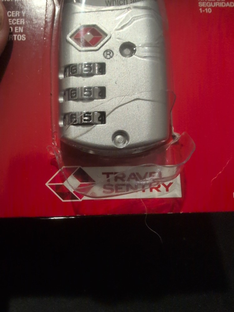 Master Lock 4688D Set Your Own Combination TSA Approved 1 Pack, Silver
