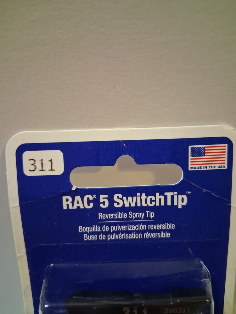 Graco RAC 5 SwitchTip 311 Reversible Spray Gun Tip Model 286311