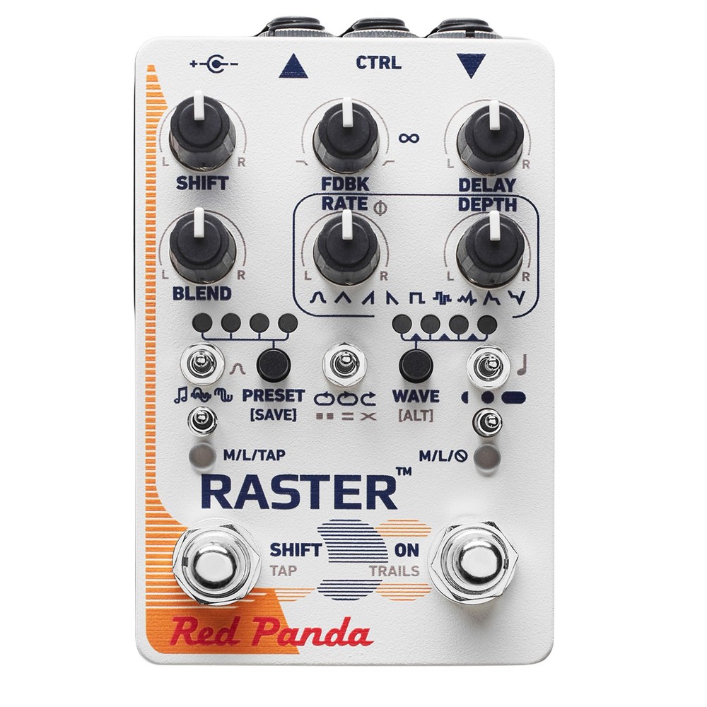 Red Panda Raster V2 Delay Effects Pedal