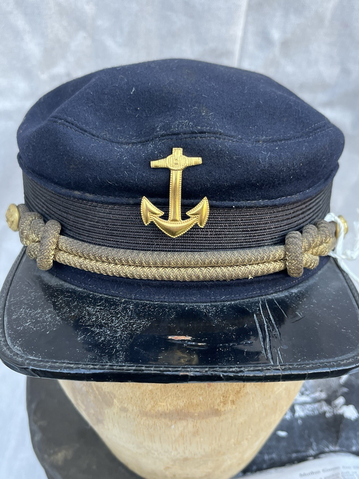 Original Rare Civil War US navy Kepi ANNAPOLIS MIDSHIPMAN'S Cap Hat Size Small