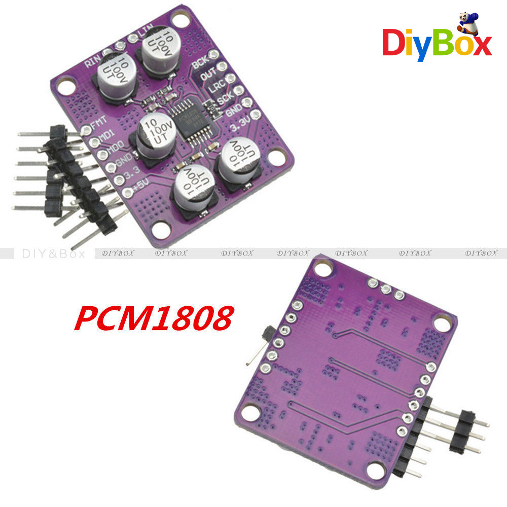 PCM1808 Audio Stereo ADC Single-Ended Analog-Input Decoder 24bit Amplifier Board