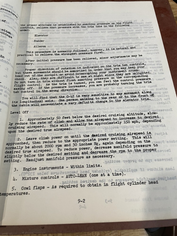 McDonnell Douglas C-47 Checkout Program Training Project Supplement