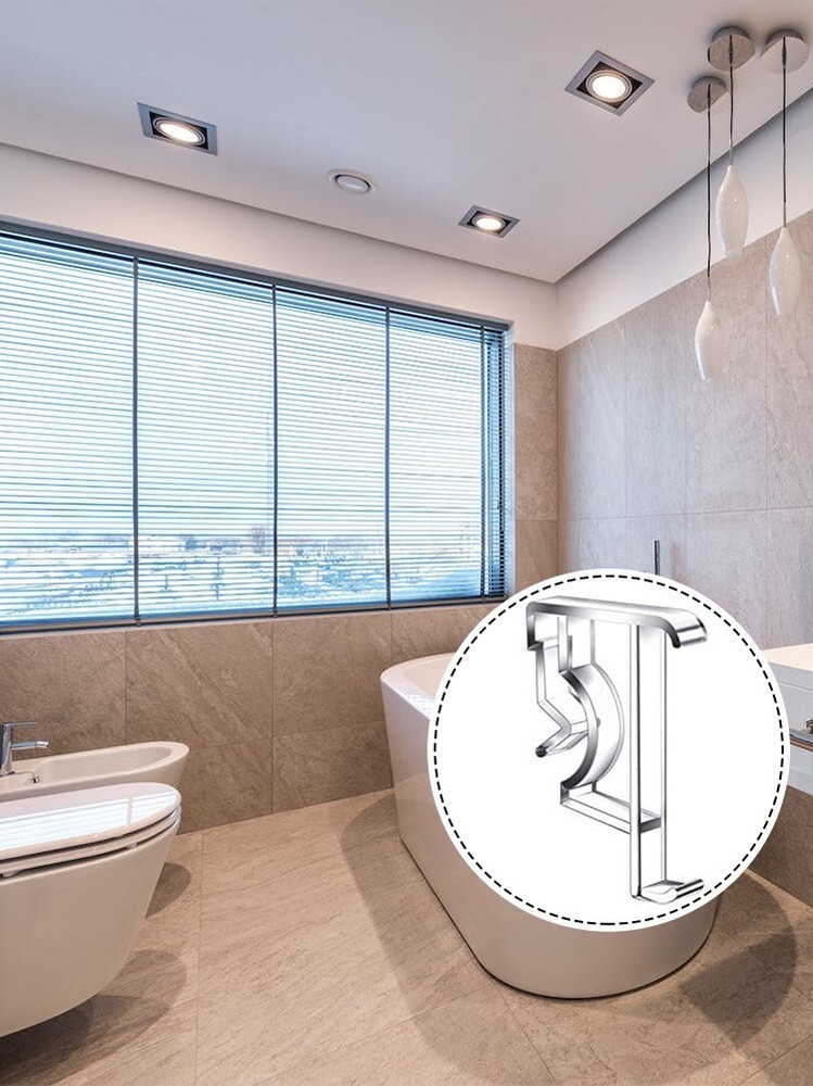 6pcs Curtain Clips 2 Inch Clear Plastic Replacement-Retainer Holder Clips