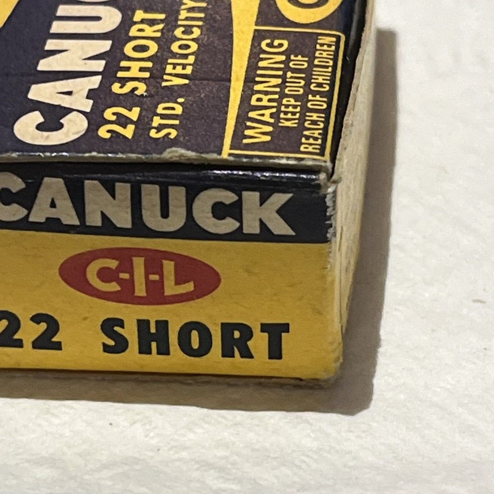 Canuck 22 Short Empty Collector Box Very Clean