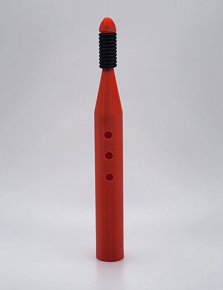 Mae's Baits Floating Wacky Rig Tool With 30 O' Rings Red