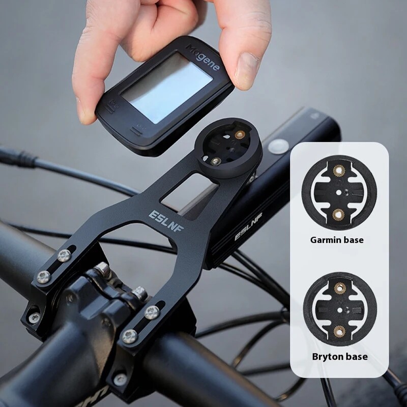 Bicycle Handlebar Computer Holder Light Camera Bracket for Garmin/Bryton Adapter