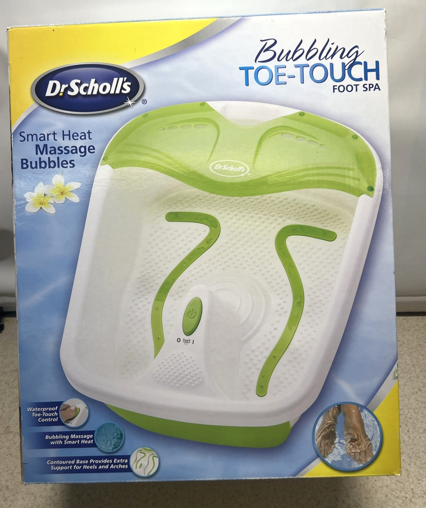 Dr. Scholl's Bubbling Toe-Touch Foot Spa NIB