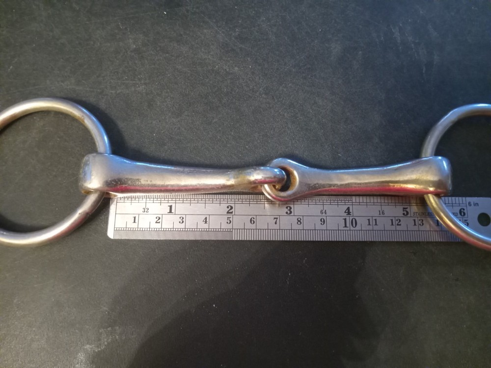 Loose ring snaffle bit 5 in mouth small rings