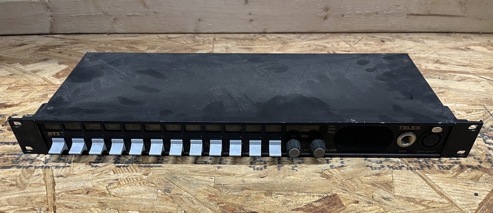 UNTESTED TELEX RTS KP12LK-5-RC BLACK 12 Position Lever Key Panel Intercom