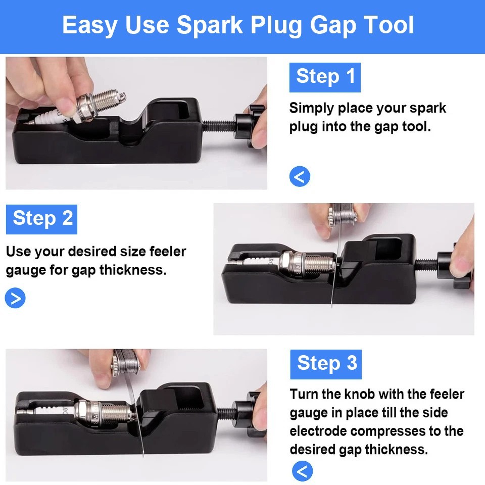 LokoCar Universal Engine Spark Plug Gap Tool Gapping Gapper 10 / 12 / 14 / 16mm