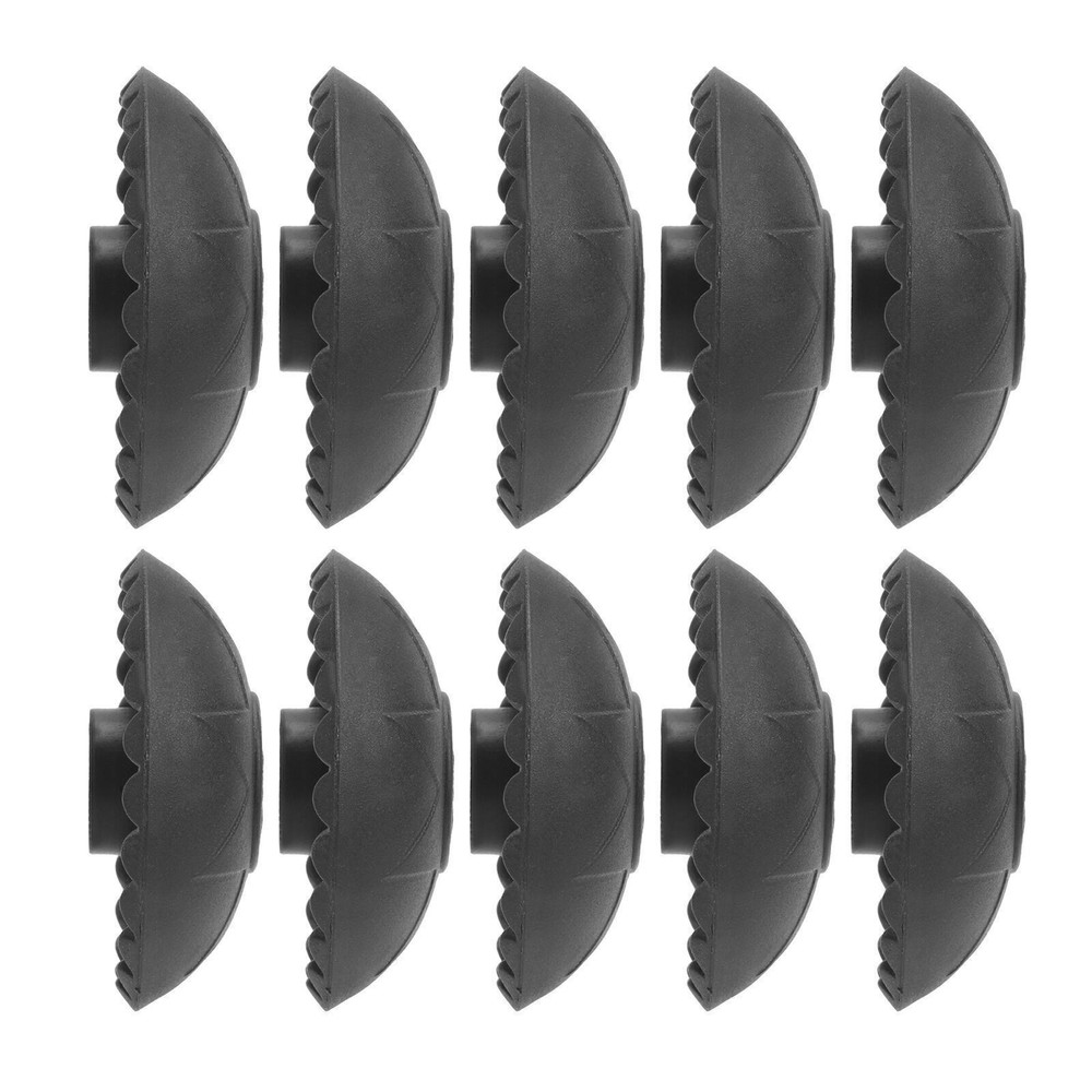 10pcs Trekking Pole Tips Replacement for Snow Mud Protector Hiking Climbing