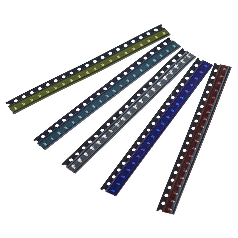 100pcs 5 Values 0603 LED Light Kit for Diverse Lighting Applications