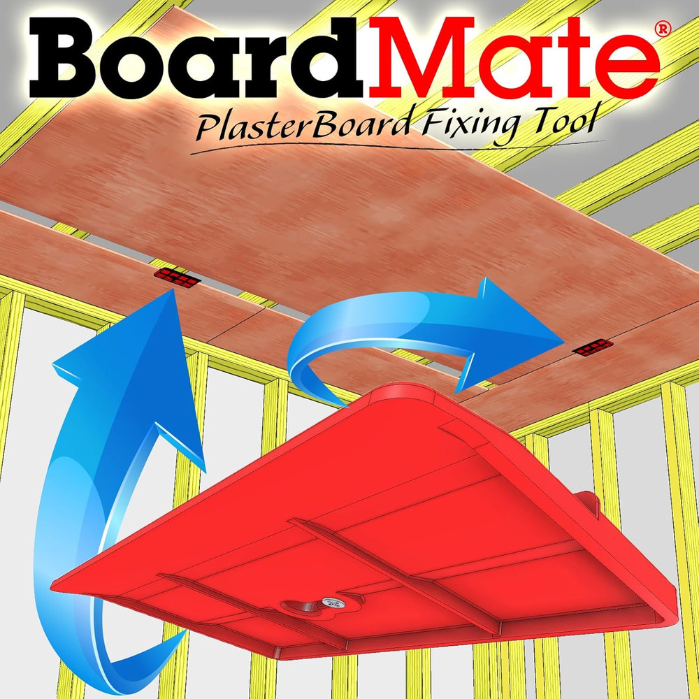 - Drywall Fitting Tool, Supports the Board in Place While Installing (1 Set - 2