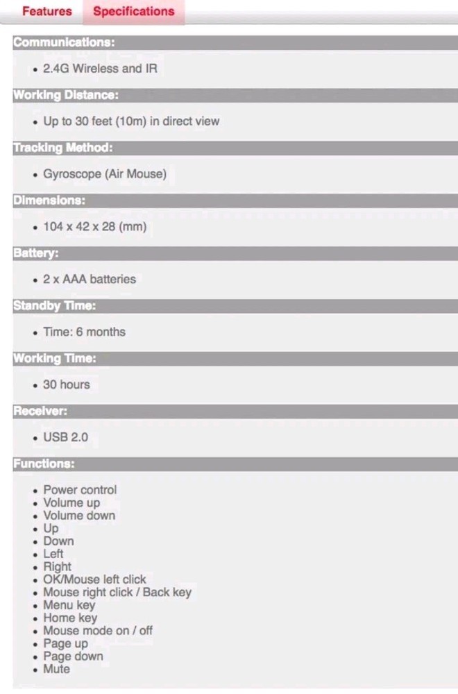 Universal Presentation Pointer / Wireless Air Mouse For All Devices
