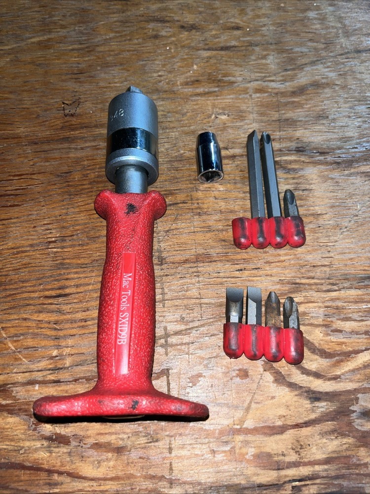 MAC Tools SXID9B 3/8" Impact Driver With 7 Bits And Adapter