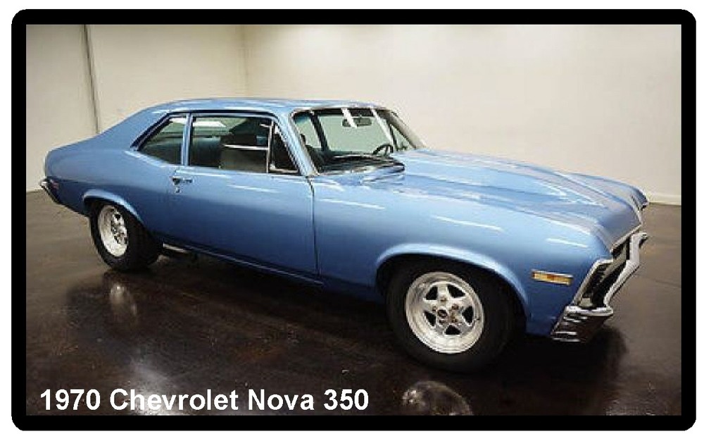 1970 Chevrolet Nova 350 Refrigerator Toolbox Magnet