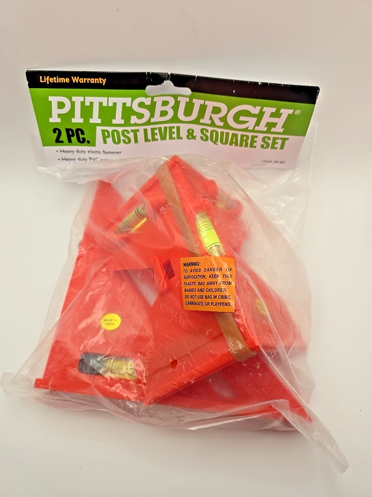 Post Level & Square Set - Pittsburgh Brand Item 39183