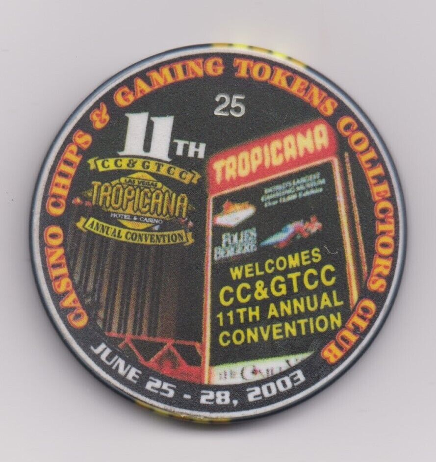 Tropicana CC&GTCC Conv. 11th Numbered Chip 2003