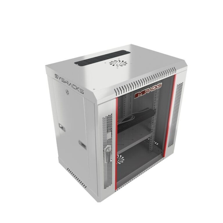 12U Sysracks Wall Mount IT Data Network Server Rack Cabinet Enclosure 18" Depth