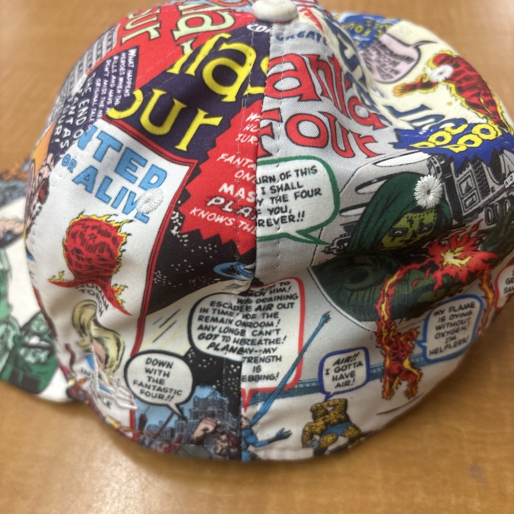 Marvel Comics Character Graphic Fitted Baseball Cap Hat Size Large 2011