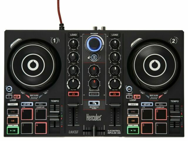 Hercules DJC-INPULSE-200 DJControl Inpulse 200 2 Channel DJ Controller