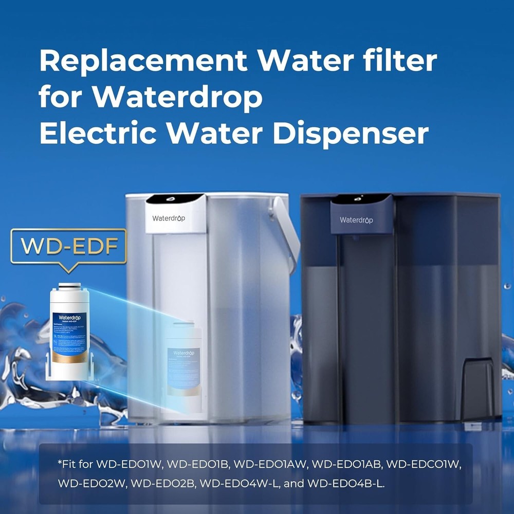 Waterdrop WD-EDF Replacement for Waterdrop Instant Water Filter Pitcher(2)
