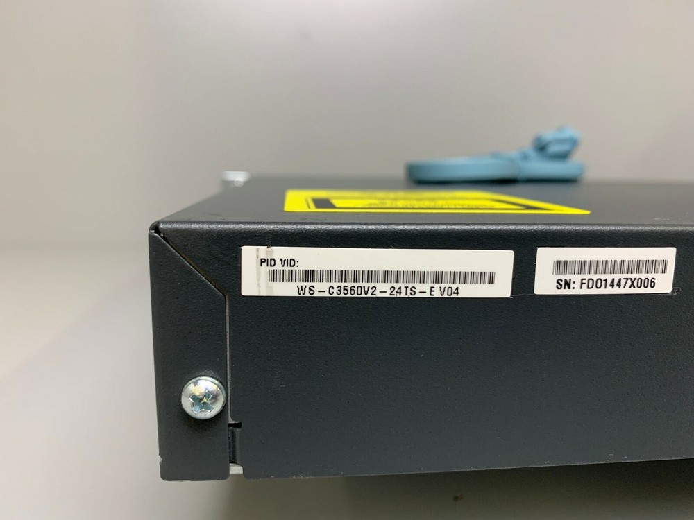 Cisco WS-C3560V2-24TS-E 24 Port Ethernet Switch - SAME DAY SHIPPING
