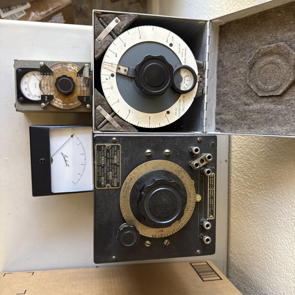 Vintage Frequency Meters / Or Steampunk Decoration