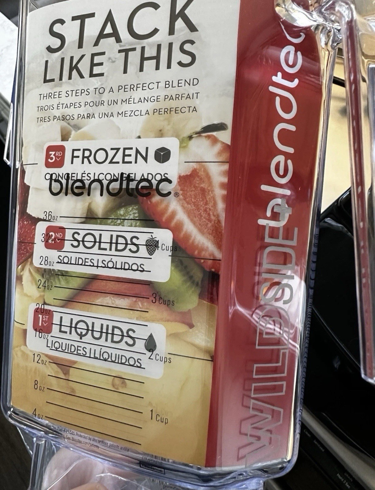 Blendtec Professional 800 - Blender WildSide+ Jar 11-Speed Black New Open Box