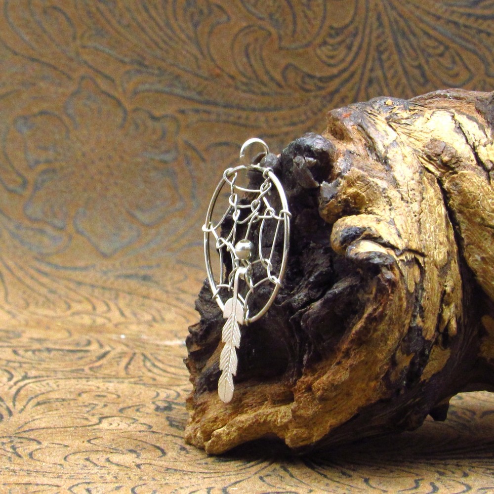 *Sterling Silver Dream Catcher Pendant