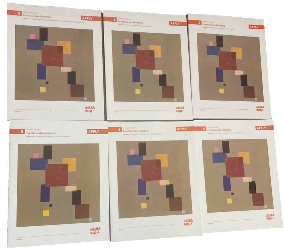 Eureka Math Squared Grade 5 All Module APPLY Student Workbooks NEW!