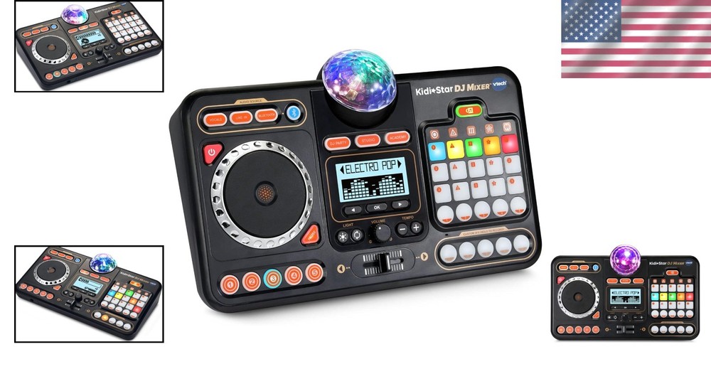 Kidi Star DJ Mixer with Custom Sound Effects
