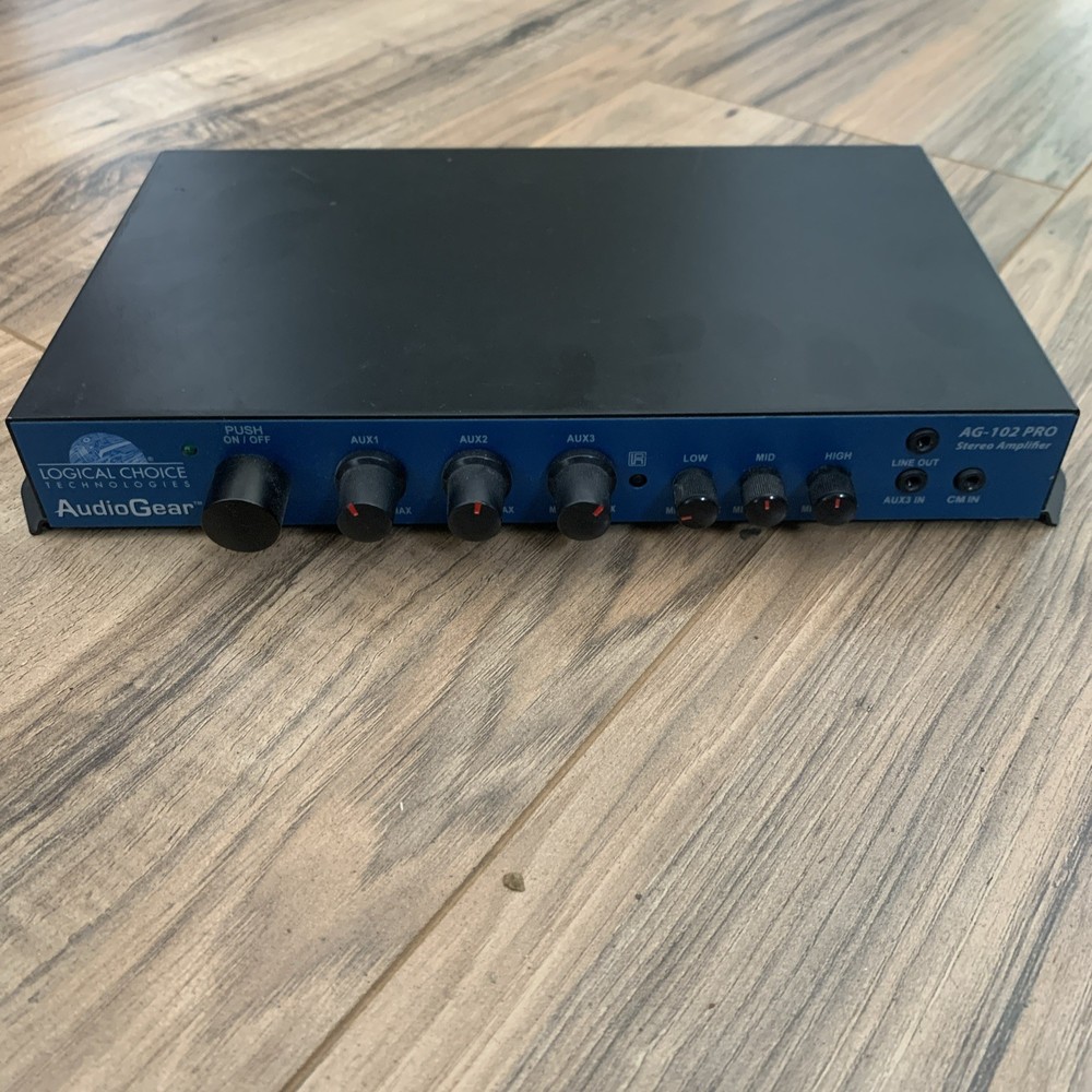 LOGICAL CHOICE TECH AUDIO GEAR STEREO AMPLIFIER AG-102 PRO (RS232 connection)