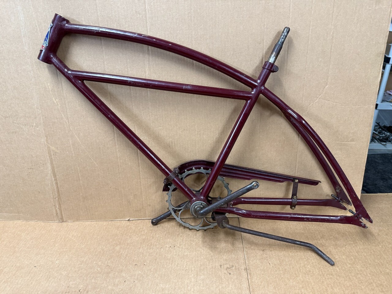 Schwinn Prewar Standard 26" Mens Straightbar Bicycle Frame Set 1941 to 1945