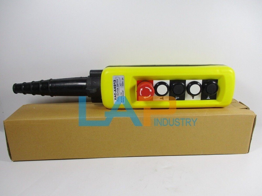 1PCS New XAC-4913 Pendant Control Stations Crane 4 Pushbutton Switch