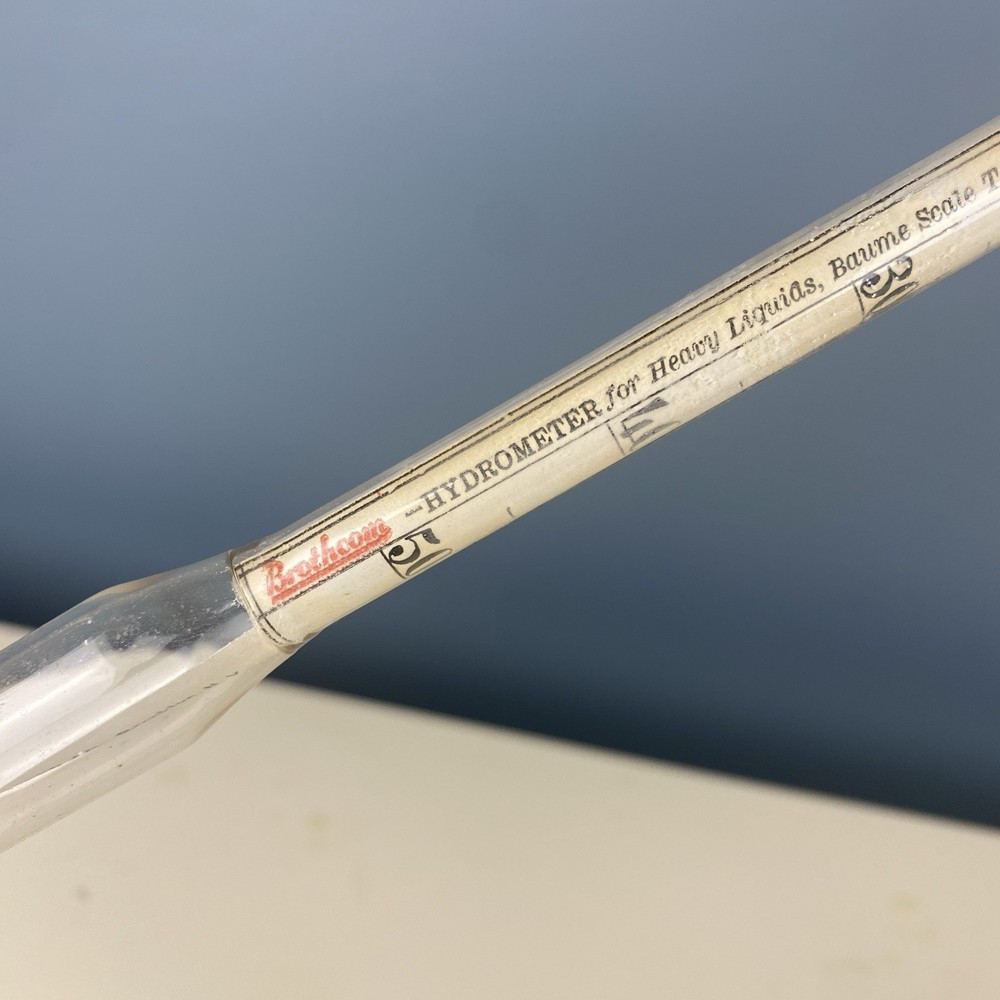 Brooklyn Thermometer Hydrometer For Heavy Liquids