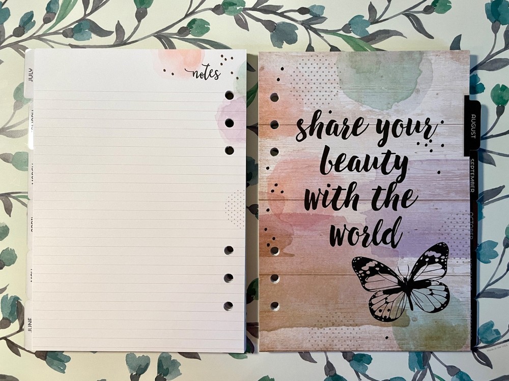 Carpe Diem Undated A5 Planner Inserts - Choose Joy