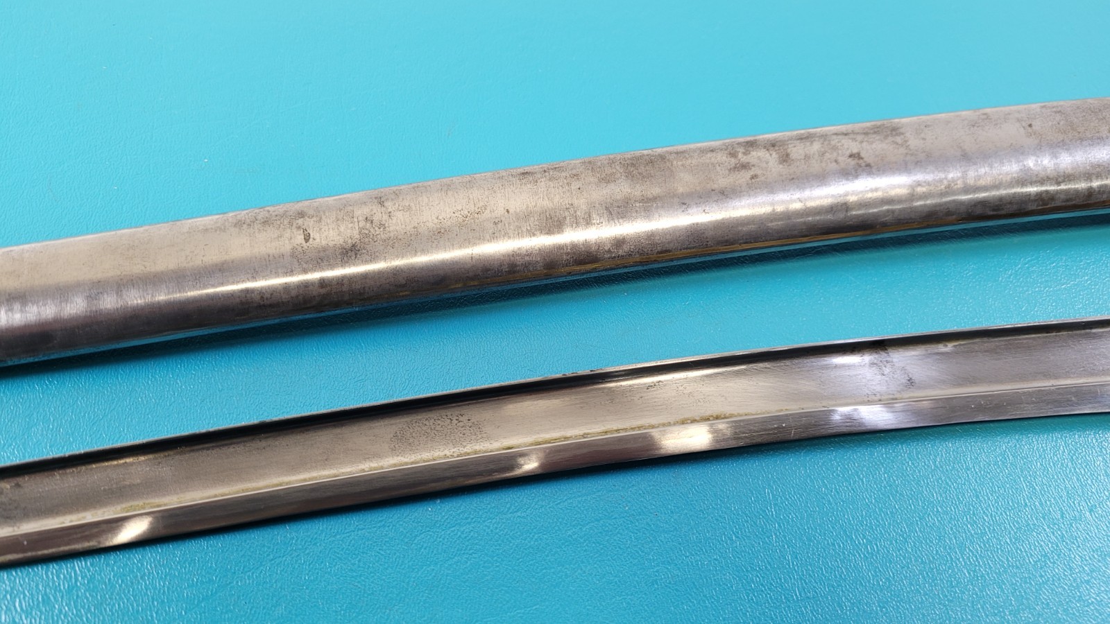 WWI German French Captured Model 1866 Chassepot Bayonet + Sheath Regt Mrk TR670